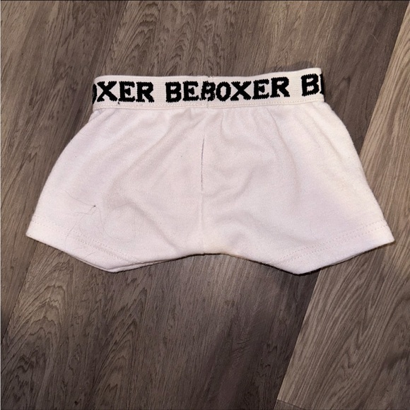 Build A Bear Workshop Bear Boxer Shorts BABW Bear Boxer Underwear White Undies - Picture 2 of 2